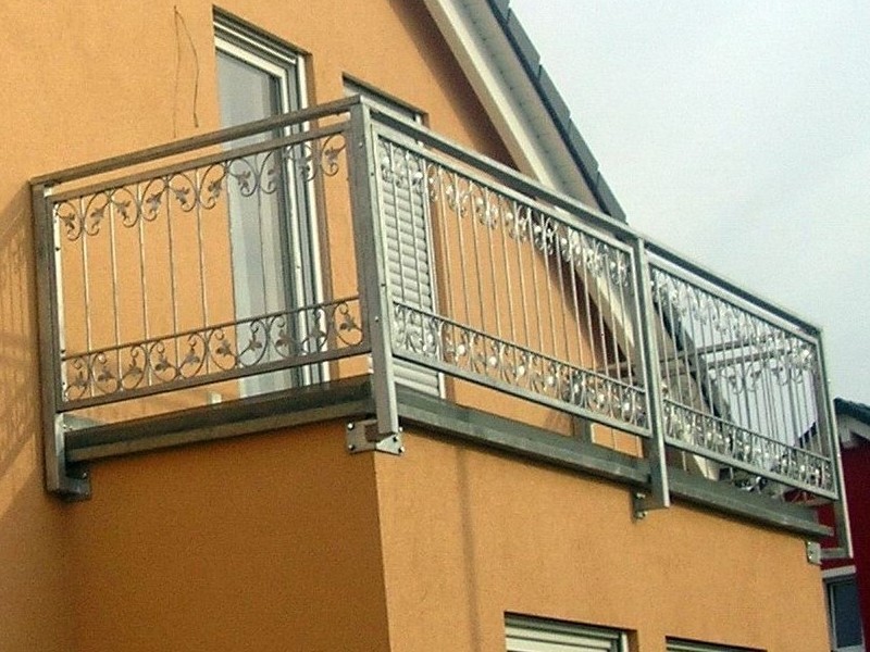 Balkon Geländer Gitter Monaco Z120/200 Zink