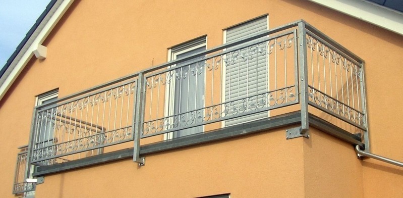 Balkon Geländer Gitter Monaco Z120/200 Zink